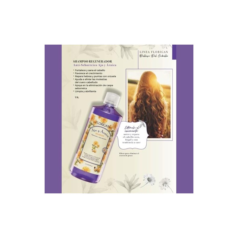 SHAMPOO AJO Y ARNICA 1000 ML.
