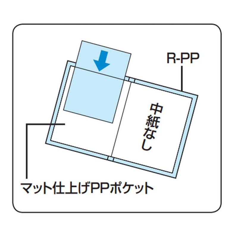 Kokuyo File Clear File Carry-All Fixed Back Pocket B4 20