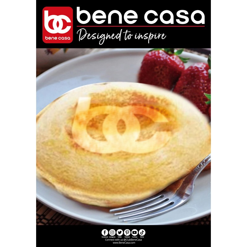 Bene Casa - Flying Saucer Sandwich Press with Heavy-duty Natural