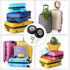 sourcing map Set of 2 Luggage Wheels Replacement 41 x