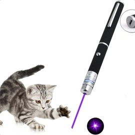 Pointer Pen for Cats Dogs Pet Laser Pointer Cat Toys Indoor Interactive Chase Cats Toy Laser Light Pointer,Long Range Teaching/Presentation Pen:_purple