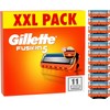 Gillette Fusion5 Razor Blades Men, Pack of 11 Razor Blade Refills with Precision Trimmer, 5 Anti-Friction Razor Blades [Packaging may vary]