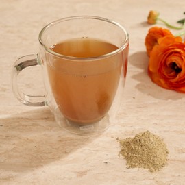 Divya's Everyday Energizing Ginger Tea, Uplifting Ayurvedic Herbal Tea with Amla, Lemongrass, Nettles, & More, Caffeine Free, Organic, Non-GMO, Ayurvedic, Loose Leaf Tea