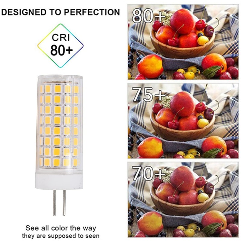Minsily 10W G8 LED Bulb Dimmable 85W Halogen Equivalent GY8.6