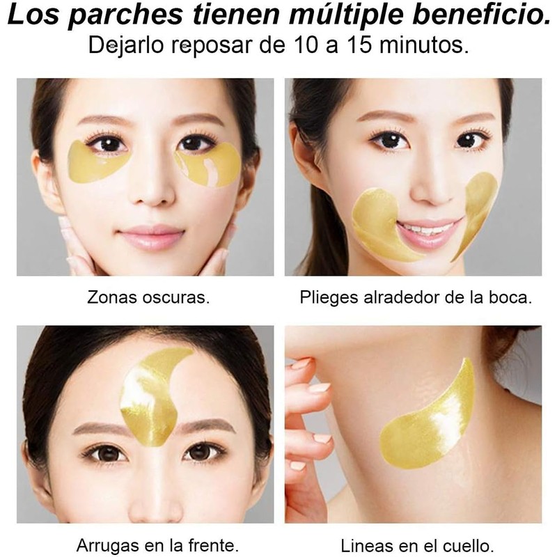 LANBENA Parches De Ojos Original Elimina Ojeras Bolsas Lanbena (Perla