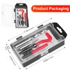 JMMRRR 15 PCS Metric Thread Repair Insert Kit M10*1.0mm Drill