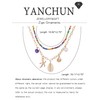 2 Pcs Seashell Necklaces for Women Boho Puka Shell Necklace