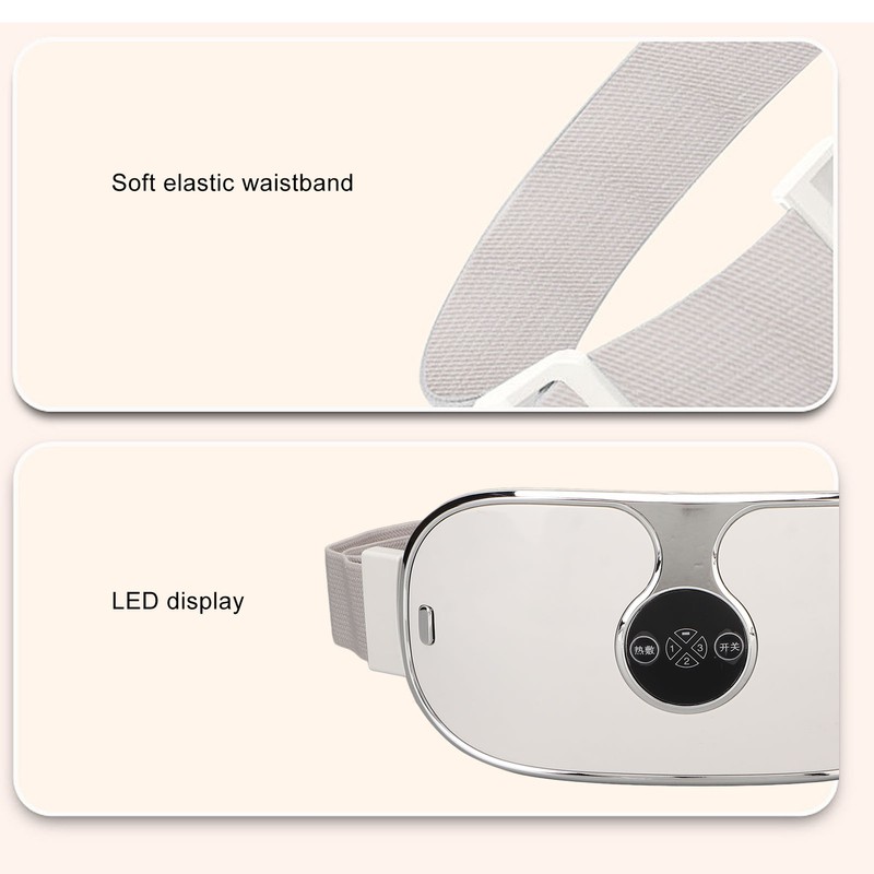 Portable Cordless Heating Belt for Cramps 3 Heat Levels Rechargeable