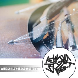 X AUTOHAUX 18pcs I T Y Shaped 2 3 Way Windshield Washer Hose Connector for Car