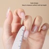50pcs Washable Reusable Nail File with Scale Professional Home Salon