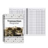 Side Spiral Bound Kittens Checkbook/Transaction Register