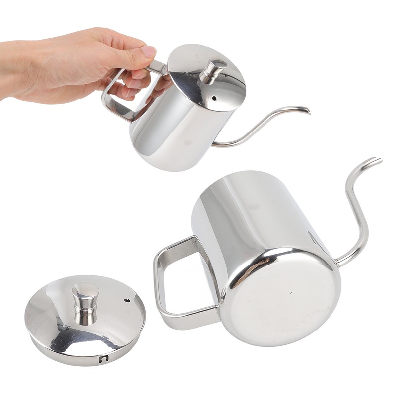 Pour Over Coffee Kettle Stainless Steel Handheld Narrow Drip Spout