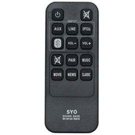 Replacement Remote Control Applicable for Sanyo WIR113001-FA05 FWSA205E 2.1 Channel Sound Bar System