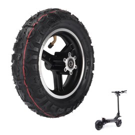 CMIYETO 10X3.0 Electric Scooter Tire 10 Inch Off-Road Tire with Hub & Inner Tube Pneumatic Tire Replacement for 80/65-6 255X80 Electric Balance Scooter Non-Slip Wear-Resistant Thickened Rubber Tyres