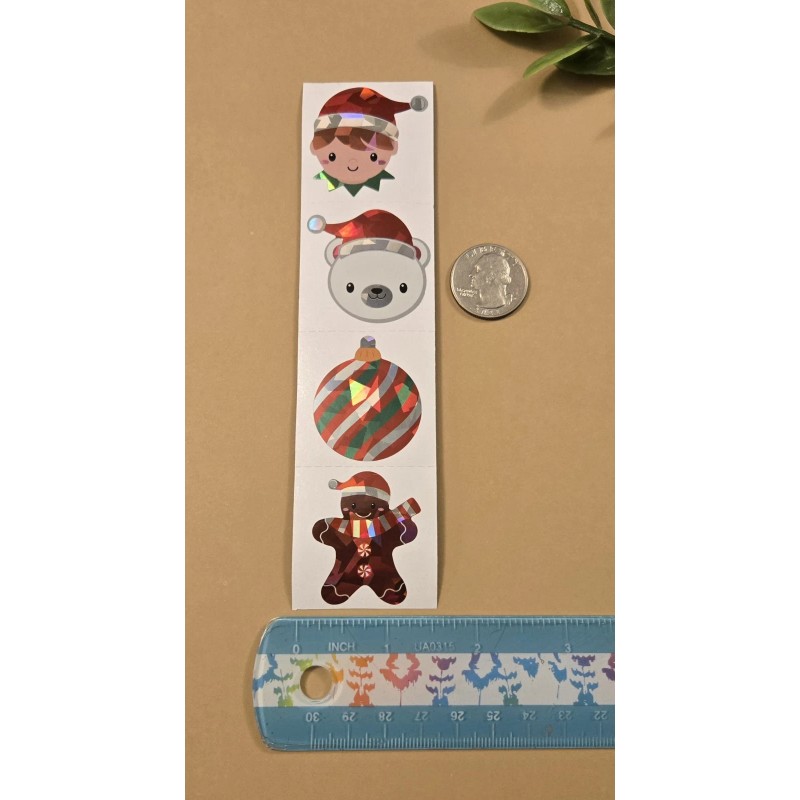 unknown 16 FUN CHRISTMAS STICKERS/REWAR