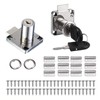 Drawer Lock, Security Cabinet Lock, with Key Different Cupboard Lock,