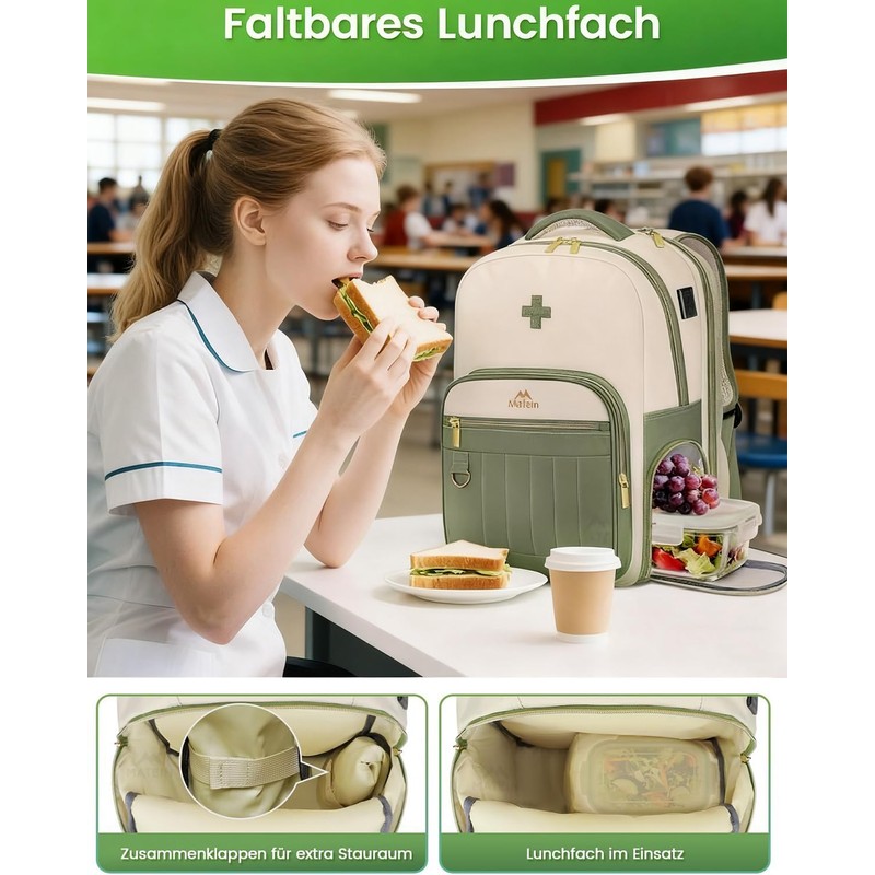 MATEIN Backpack Olive Green