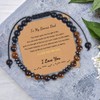 Bonus Dad Stepdad Gifts from Son Daughter Morse Code Bracelet