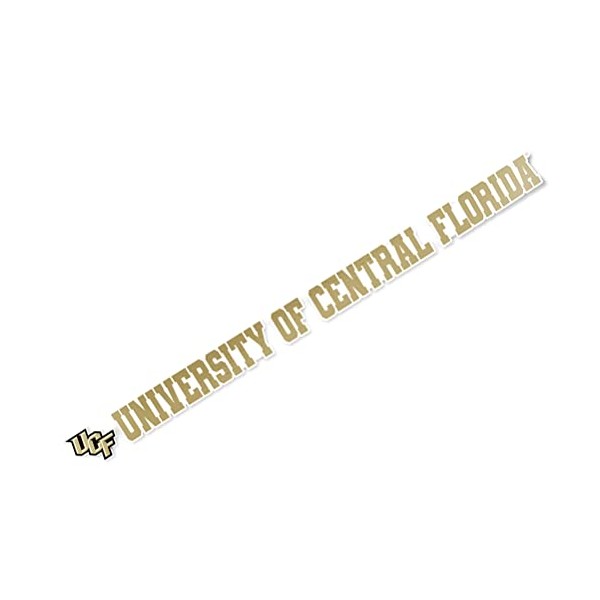 University of Central Florida Knights UCF Name Logo Vinyl Decal Laptop Water Bottle Car Scrapbook (15 Inch Sticker)