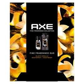 Axe Fine Fragrance Collection - Set regalo "Black Vanilla" con deodorante e gel doccia (150 ml + 300 ml)
