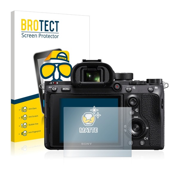 brotect Screen Protector Anti-Glare compatible with Sony Alpha 7R III