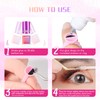 AKXSINKA Cluster Lash Glue for Sensitive Eyes, 2-3 Weeks Long