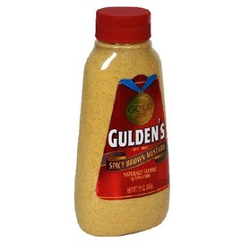 Gulden Spicy Brown Mustard, 12-Ounce Plastic Bottles (Pack of 6)
