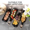 Melted Wine Bottle Serving Boards - Decorative Rectangle Serving Trays