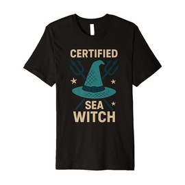 Grumpy Mermaid Sarcastic Sea Witch Ocean Humor Coastal Gift Premium T-Shirt
