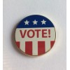 VOTE Lapel Pin Political Election Campaign American Flag Freedom Liberty