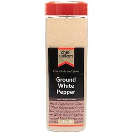 Chef William Ground White Pepper - unit