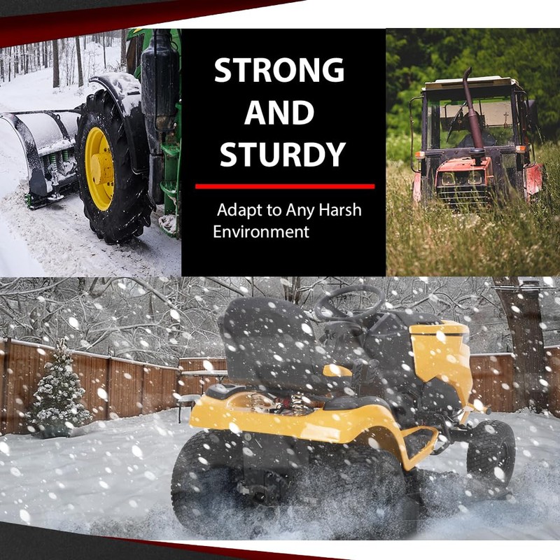 CROSSDESIGN Adjustable Pulling Hitch Compatible with Heavy Duty Garden Tractor