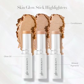 Glo Skin Beauty Glo Skin Beauty Skin Glow Stick Highlighter (Ros) - Powered by Hydrators, Mineral Pigments & Mica for an Illuminated Glow - Clean Mineral Cream Highlighter
