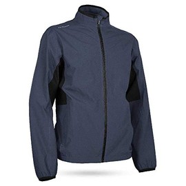 Sun Mountain 2019 Mens Monsoon Rain Jacket - Navy-Black (XL)