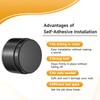 2PCS Door Stoppers for Wall Protector with Adhesive, Aluminum Door