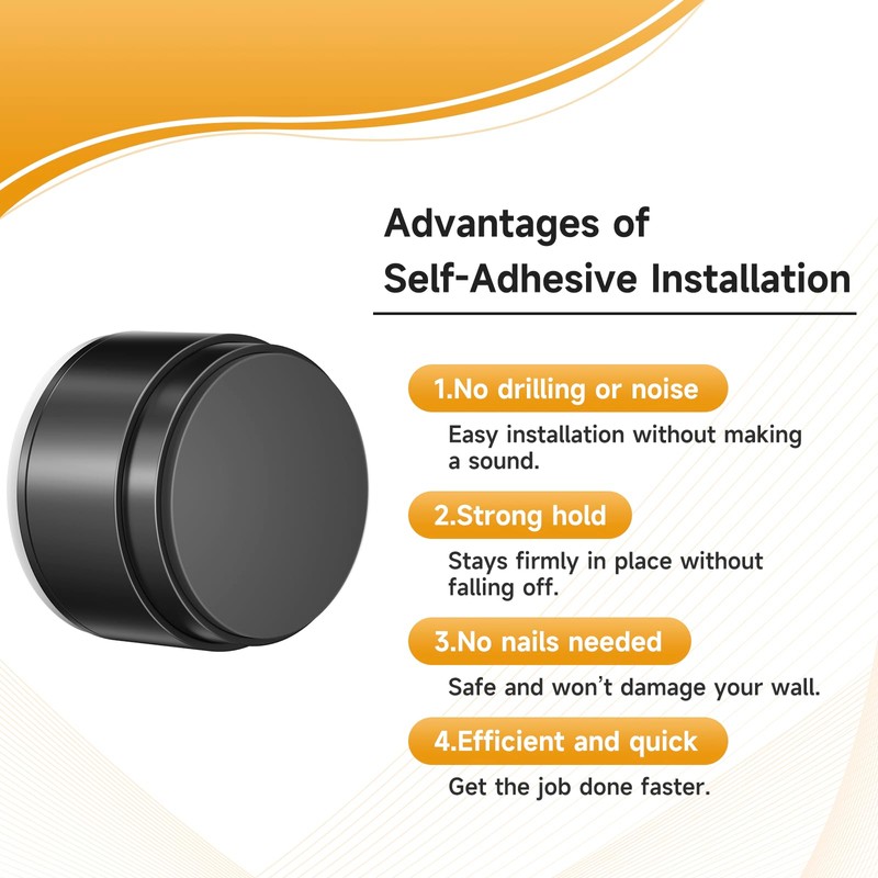 2PCS Door Stoppers for Wall Protector with Adhesive, Aluminum Door