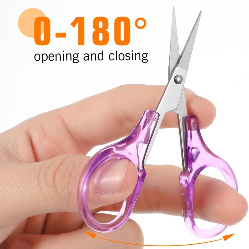 KFHENSOMR Small Craft Scissors 10 Pcs Small All Purpose Scissors