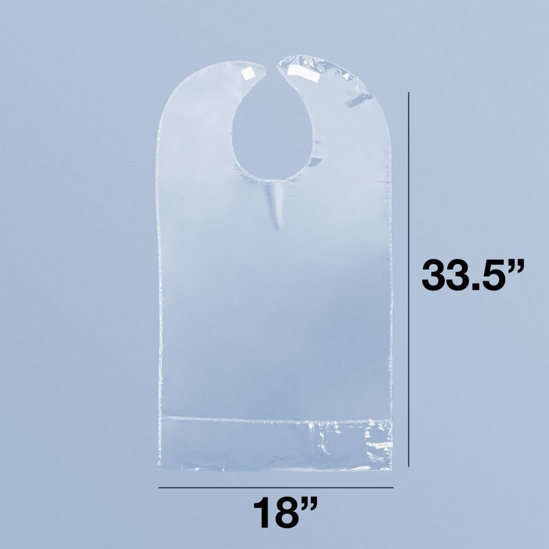 Richards Invisibib/Clear Vinyl bib
