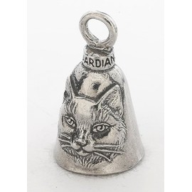 CAT GUARDIAN BELL WITH CUSTOM GIFT BOX HARLEY BIKER BELL RIDE TO LIVE
