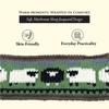 Aran Knitted Sheep Headband, Winter Headband for Women (Mushroom, One