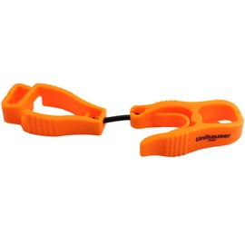 Glove Clips UG-H3491 | POM, Rugged, Multipurpose Holder for Gloves, Hats and Gear (Orange)