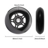 Fichanko Inline Skate Wheels, 72mm 76mm 80mm, 8 Pack with