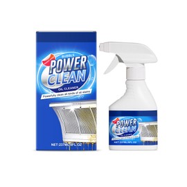 Heavy Duty Kitchen Oil Degreaser Cleaner - Fast-Acting Stain Remover for Range Hoods,Oven, Stovetop & Grill,Safe on Stainless Steel & Granite,8 Fl Oz