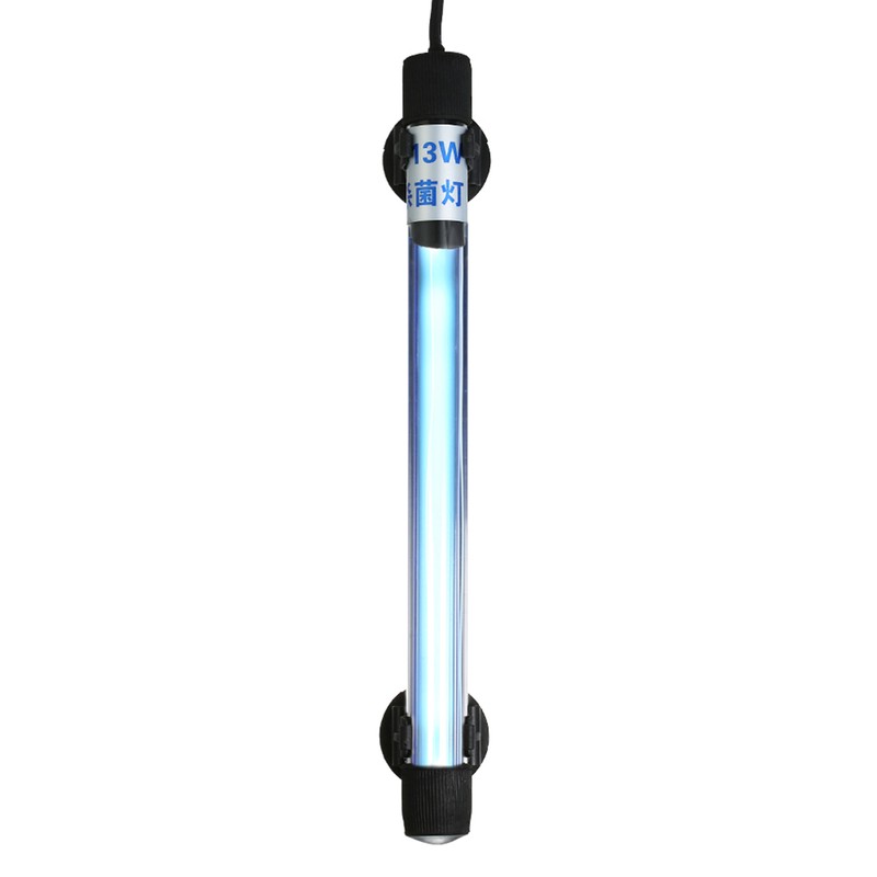 13W UV Light Sterilization Lamp Submersible Ultraviolet Sterilizer Water Disinfection