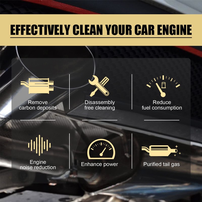 Catalytic Converter Cleaner for Car Engine Cleaner Powerful Booster Cleaner
