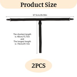 2 Stück Anziehhilfe für Hosen Clip, Einstellbar 15.75-29.13 Zoll für ältere Menschen, Behinderte, Schwangere und Senioren