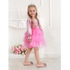 URMAGIC 2-7Y Toddler Girls Fall Winter Velvet Tulle Tutu Dresses