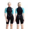 REALON Women's Mens Neoprene Shorty Wetsuit 2mm 3mm Back Zipper