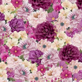 Wilmington Midnight Garden by Danielle Leone 27696 961 Multi Packed FloralCotton