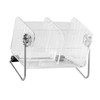 Rotating Clear Acrylic Desk Organizer for Office Supplies Desk Accessories